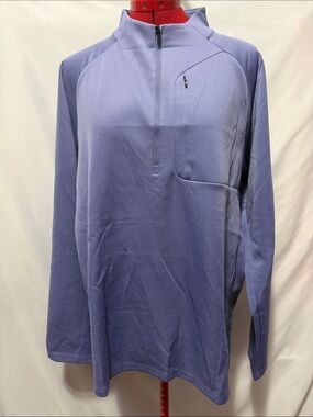 Men's Half-Zip Performance Pullover Jacket - Lavender